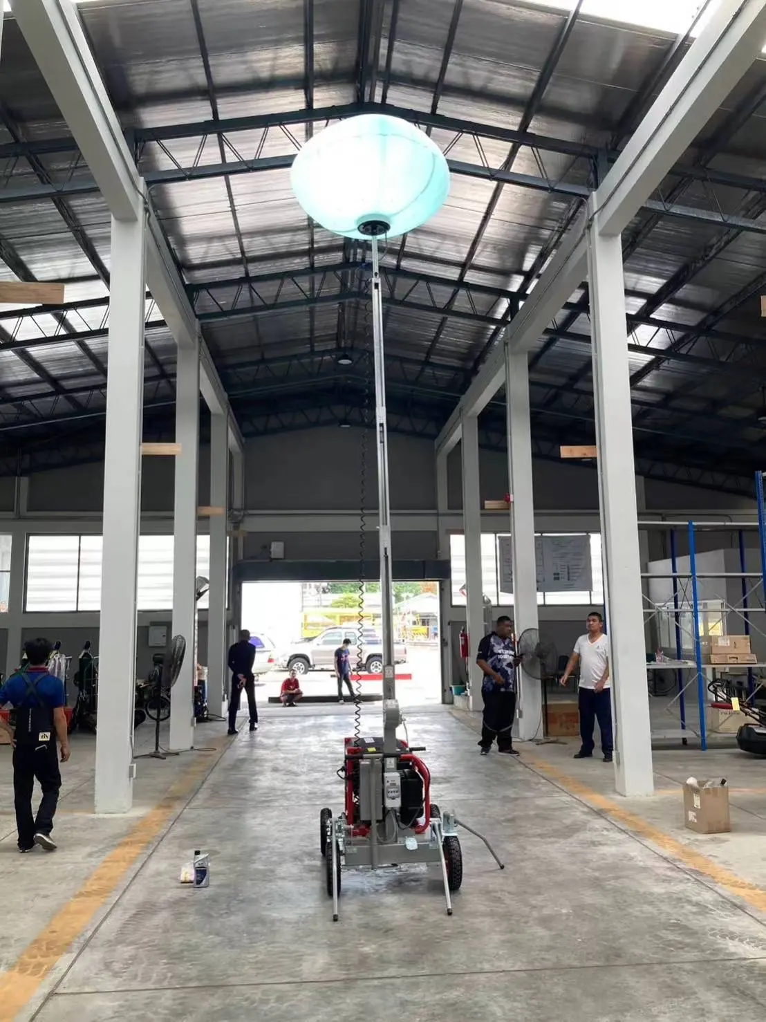 Globo ligero con forma de carrito