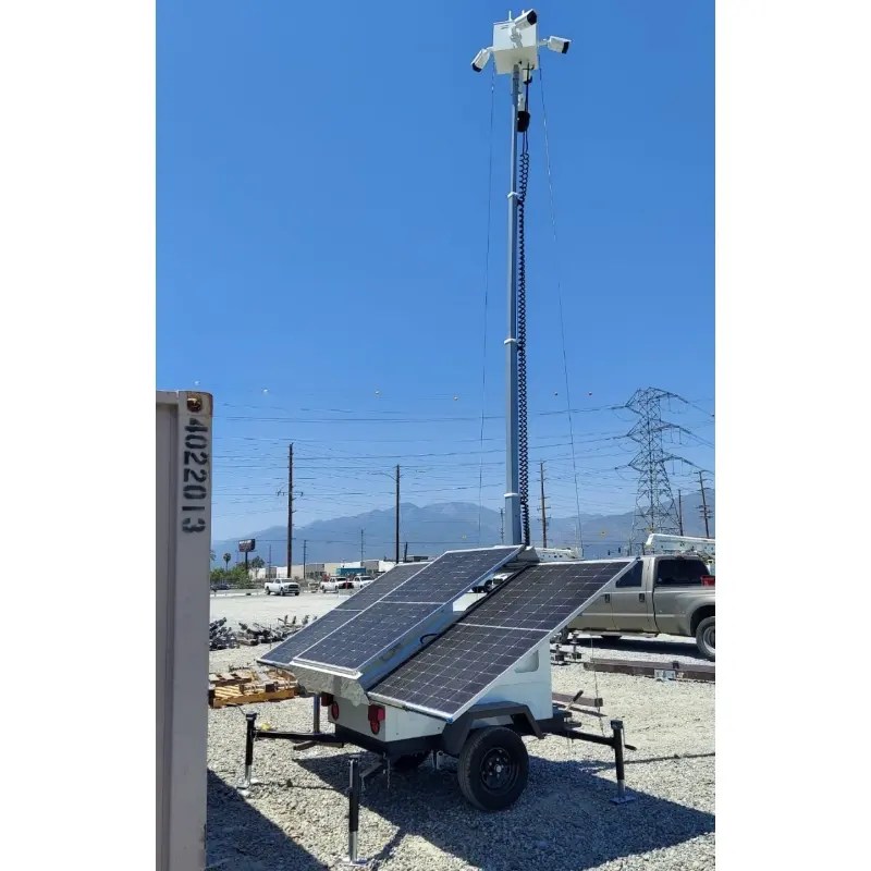 Remorque solaire CCTV
