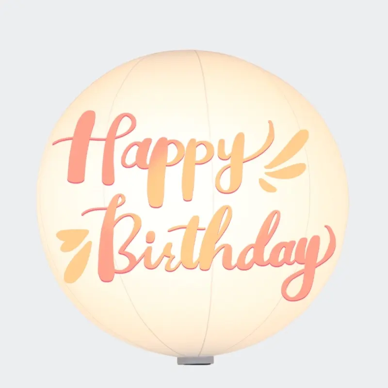 Couverture de ballon d'événement personnalisée