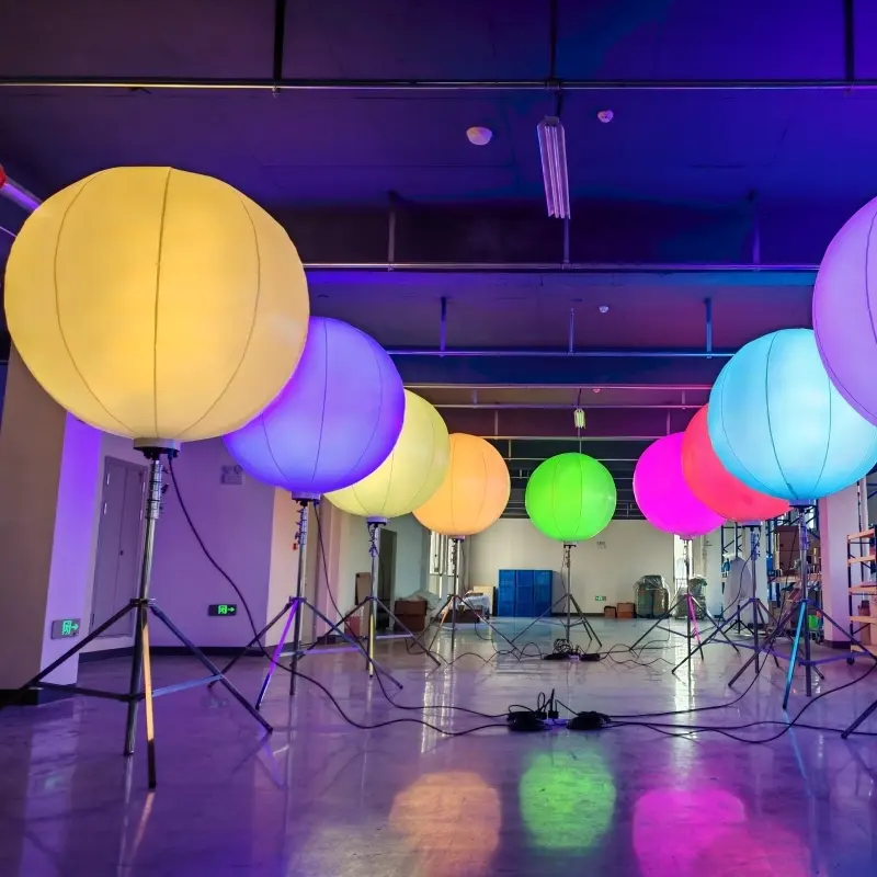 Iluminación de globos para eventos