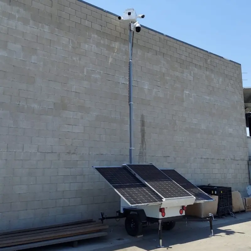 Remorque solaire mobile