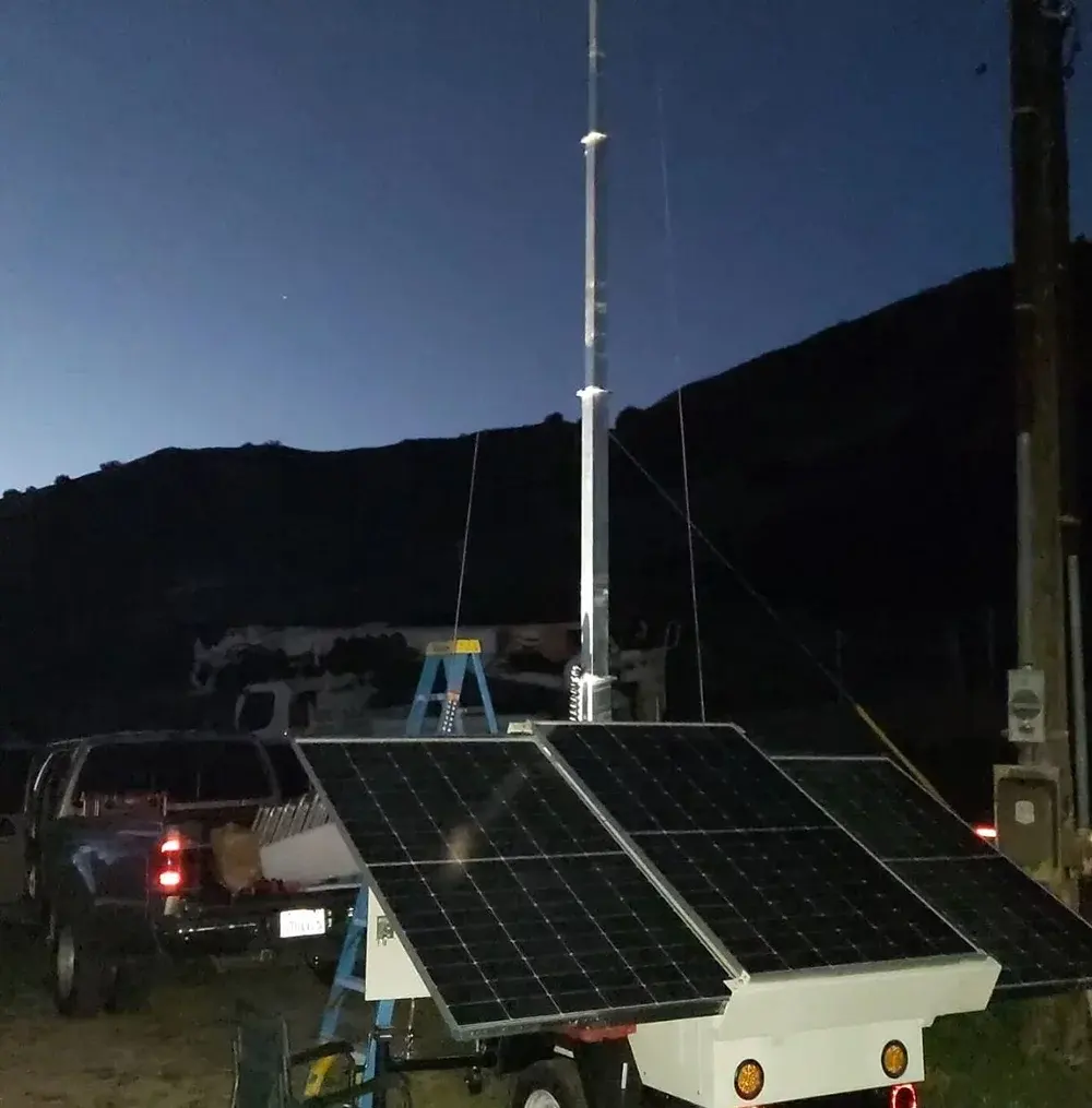 CCTV Solar Trailer