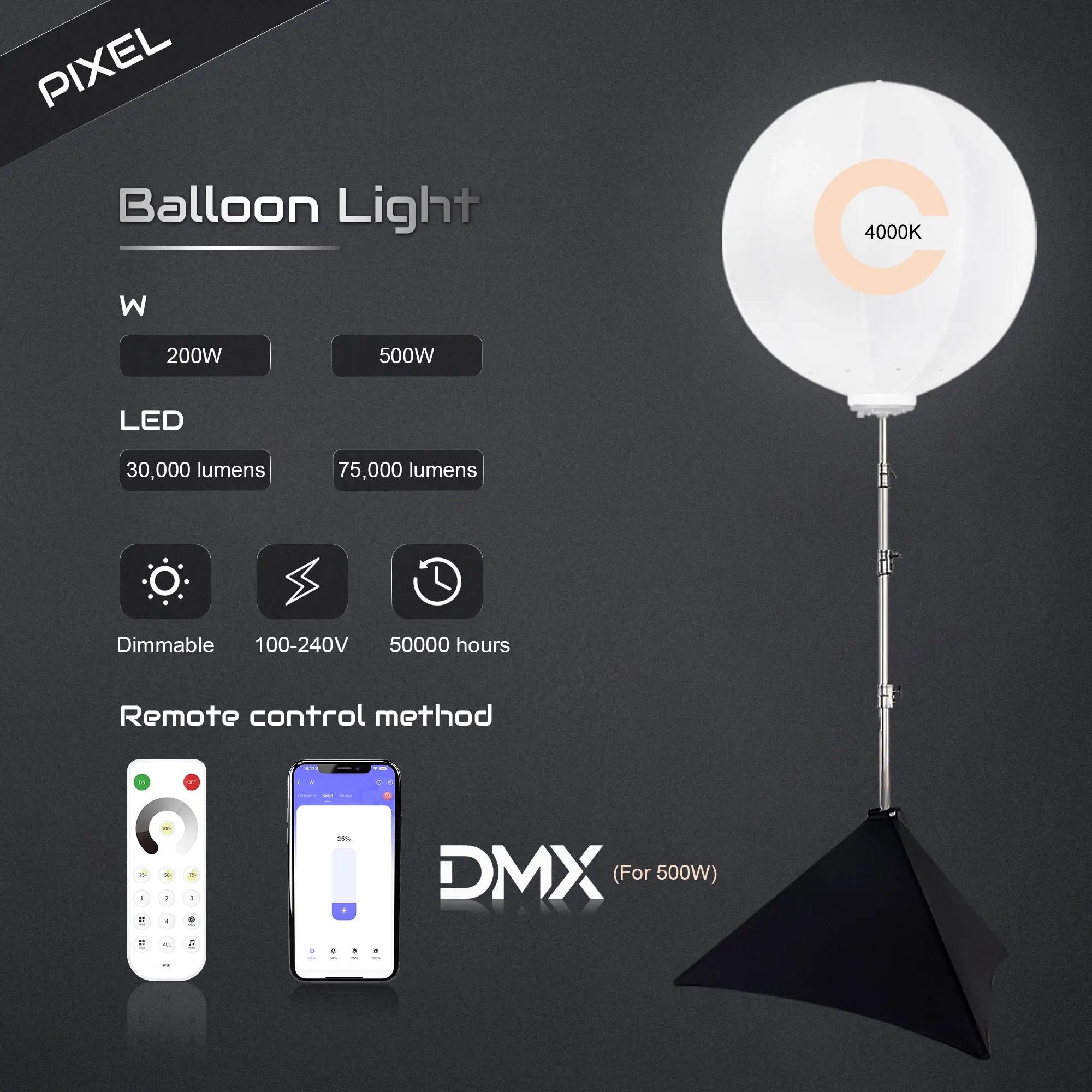 shleme event balloon lighting for wedding decoration