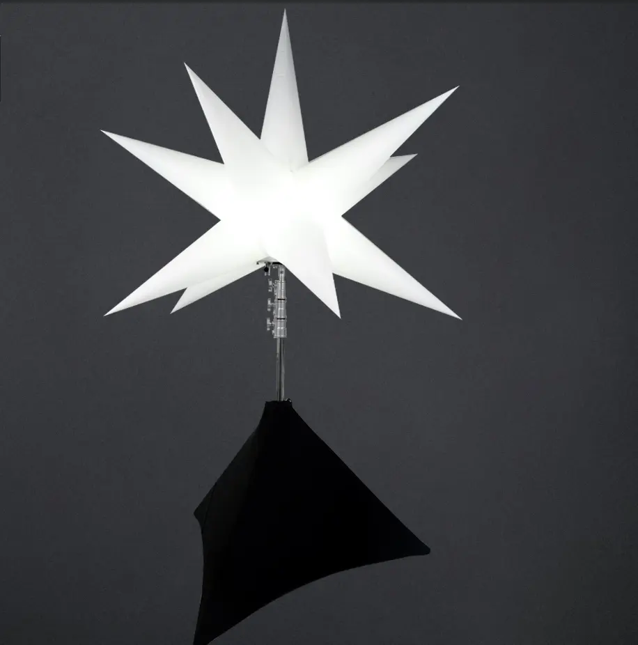 Luces de estrellas inflables