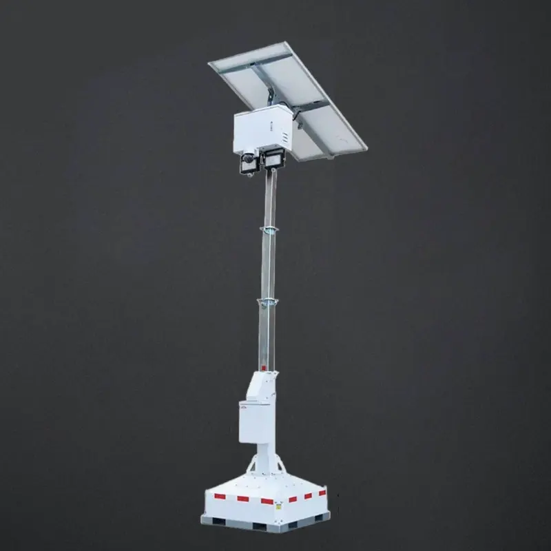 Solarer CCTV-Sicherheitsturm