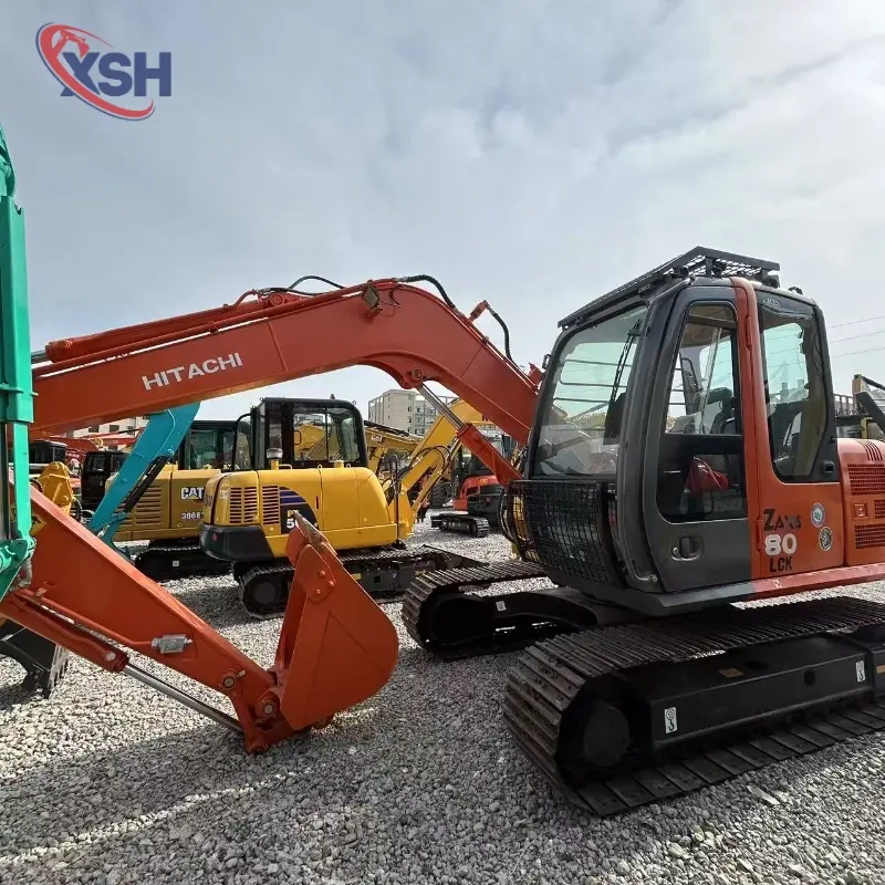 Durable Efficient Second-hand Hitachi 80LCK Hydraulic Excavator Equipment Solution