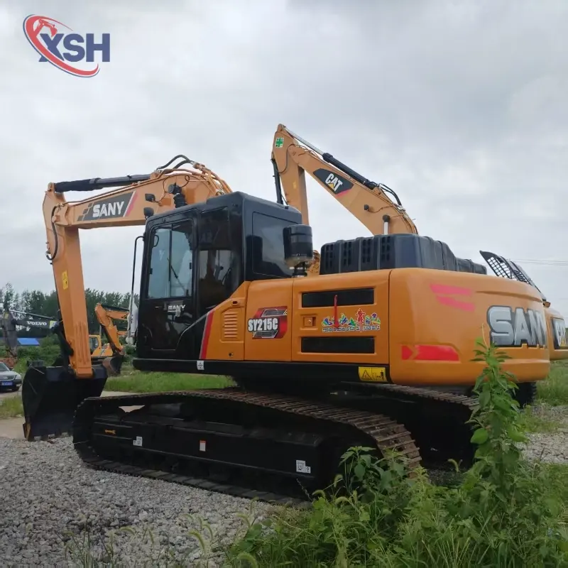 Durable Efficient Second-hand SANY 215C Hydraulic Machine Construction Solution