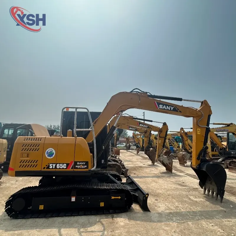 Durable Efficient Used SANY 65C Hydraulic Digger Construction Machinery Global