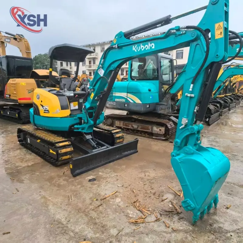 Efficient Second-hand KUBOTA U-35 Mini Excavator