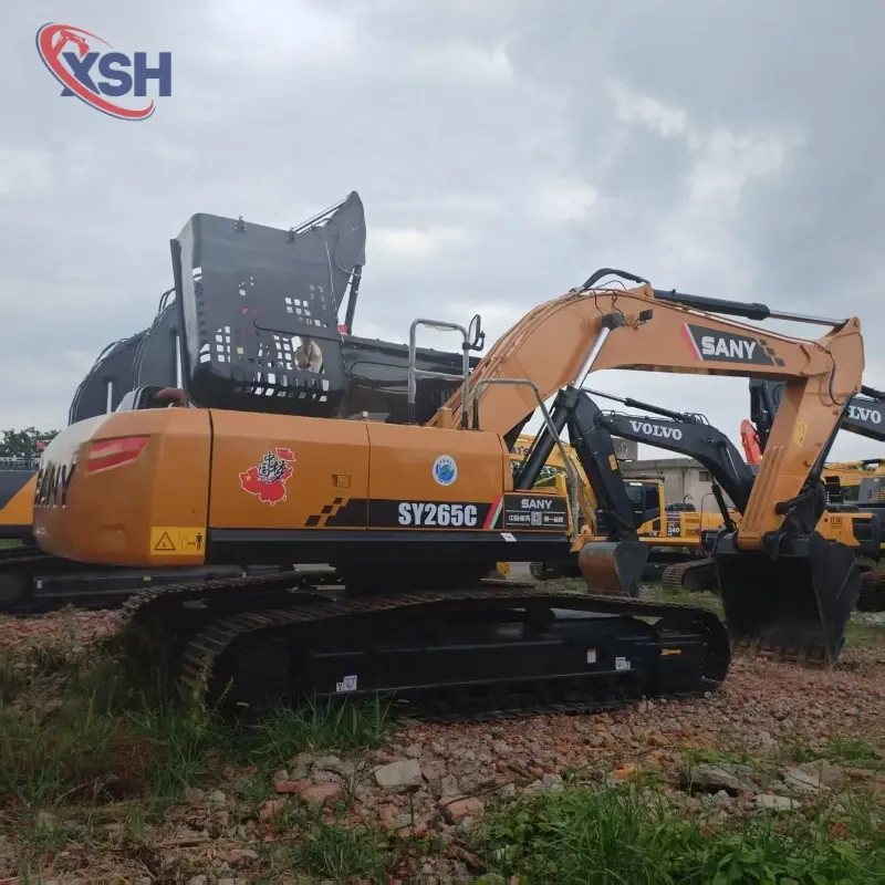 High Capacity Hot Sale Used SANY 265C Large Excavator Construction Machinery
