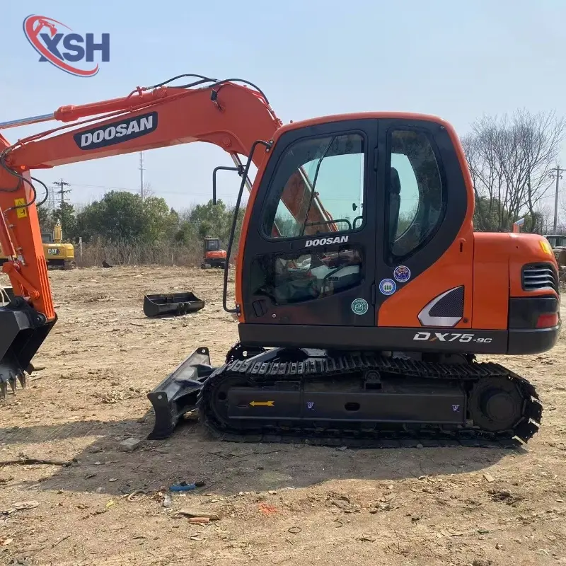 High Cost Performance Used DOOSAN DX75-9C Small Hydraulic Excavator Equipment Supplier