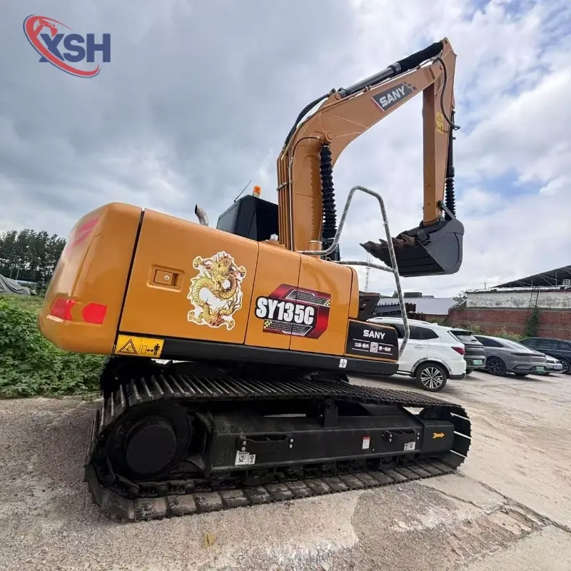 High Efficiency Hot Sale Second-hand SANY 135C Hydraulic Excavator Global Supplier