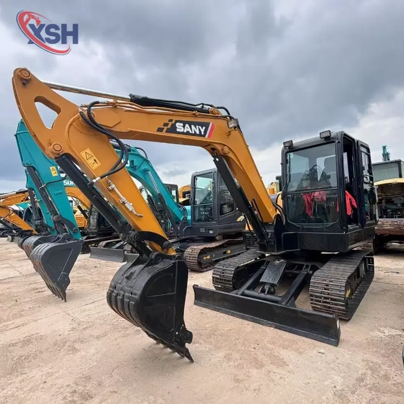 High Performance Good Condition Used SANY 60C Medium Excavator Supplier Solution
