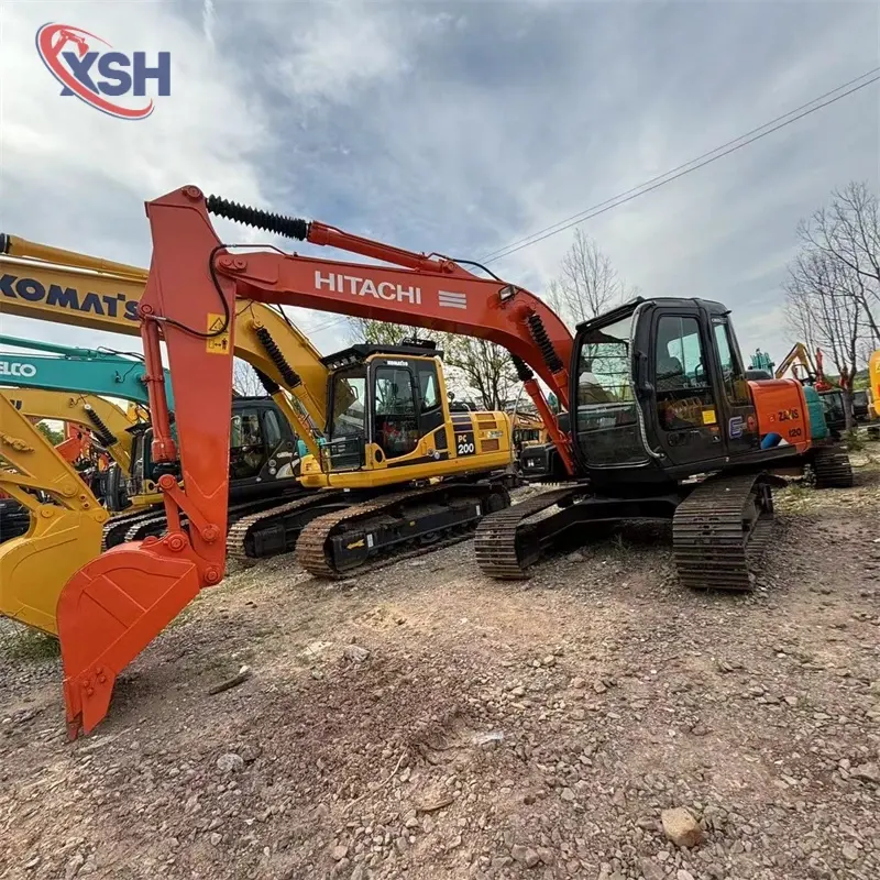 Medium Size Hot Sale Used Hitachi 120 Crawler Excavator Construction Machinery
