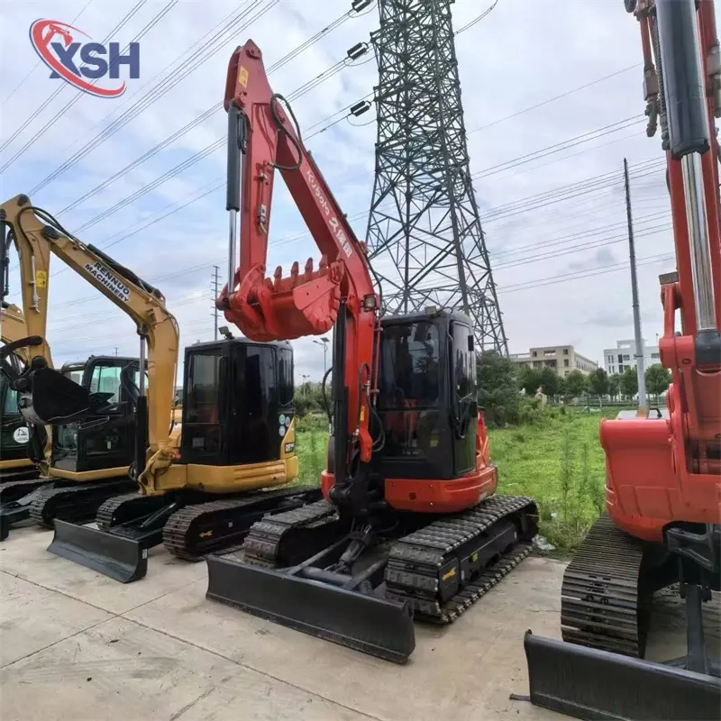 Mini Hot Sale Used KUBOTA 155 Compact Excavator Zero Tail Swing Solution
