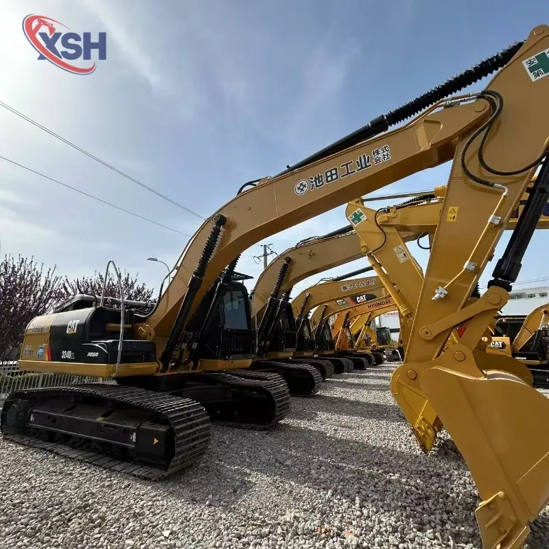 Powerful Used CATERPILLAR 324D2L Extended Arm Excavator