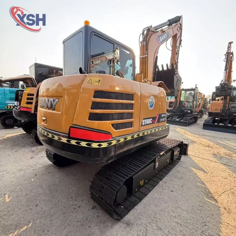 Premium Quality Powerful Second-hand SANY 60C Pro Advanced Excavator Equipment