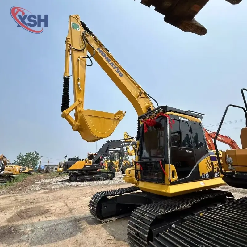 Second-hand Komatsu PC130-7 Crawler Digger Durable Reliable China Supplier