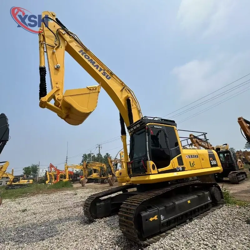Second-hand Komatsu PC350 Excavator with Good Performance Global Supply