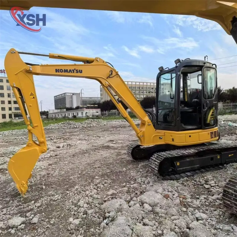 Second-hand Komatsu PC55MR Compact Digger with High Cost Performance