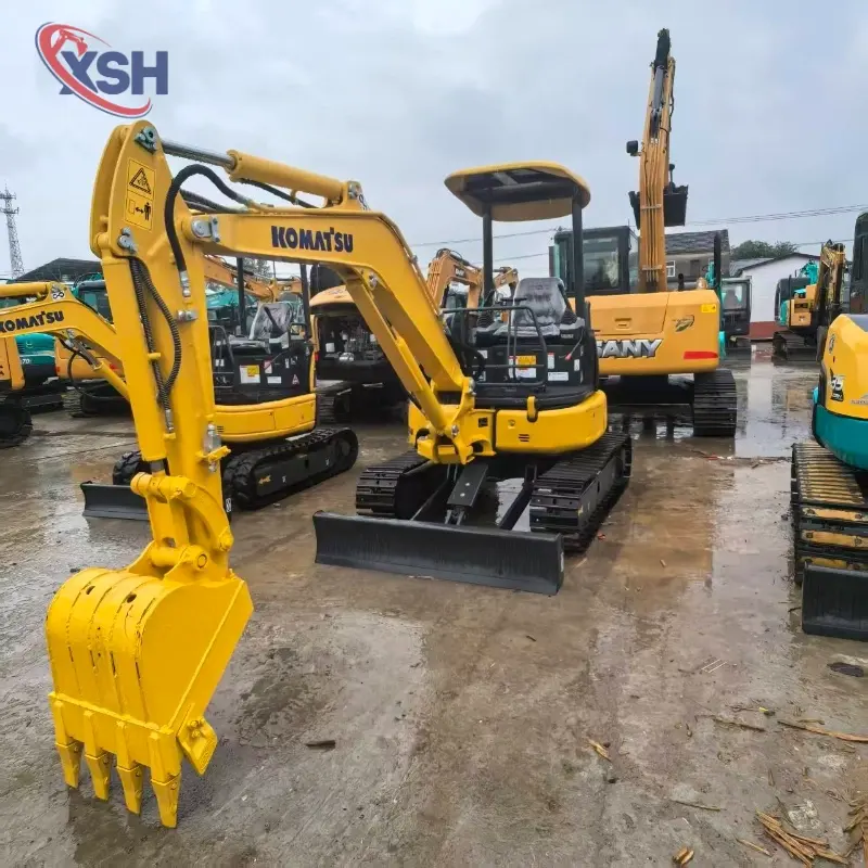 Small Second-hand Komatsu PC30MR Excavator with Low Price For Sale