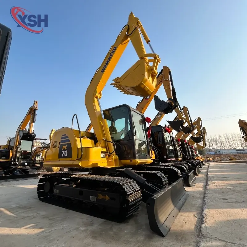 Used Komatsu PC70-8 Compact Crawler Machine with Low Price