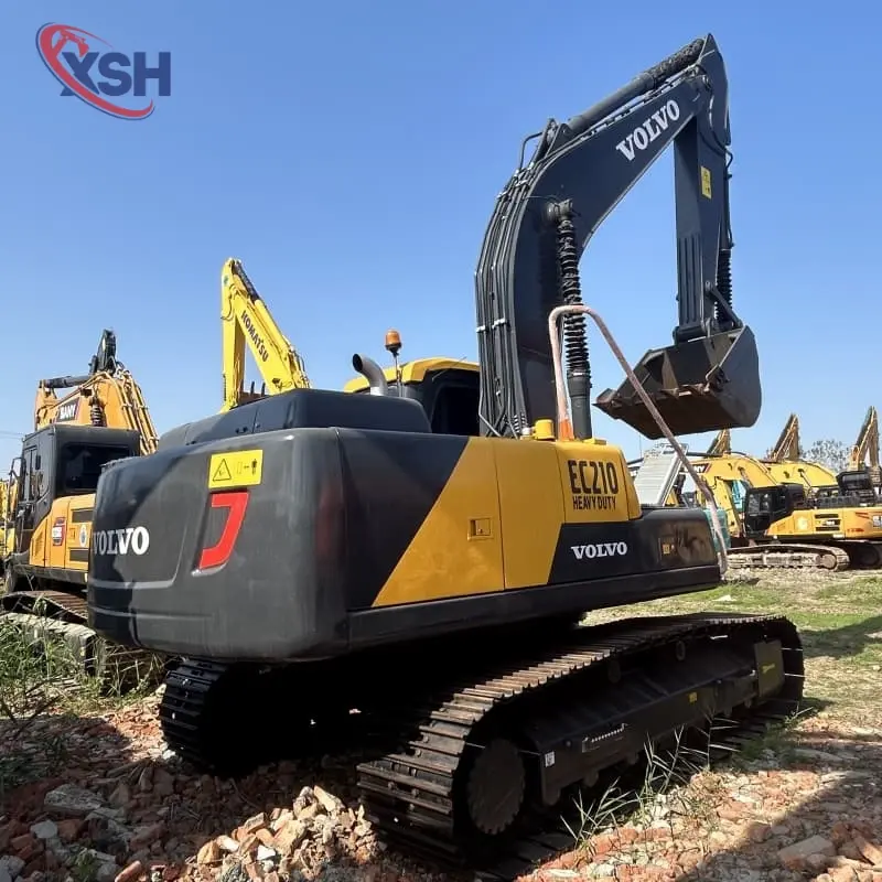 Used Volvo EC210 Hydraulic Excavator Powerful Construction Equipment For Sale
