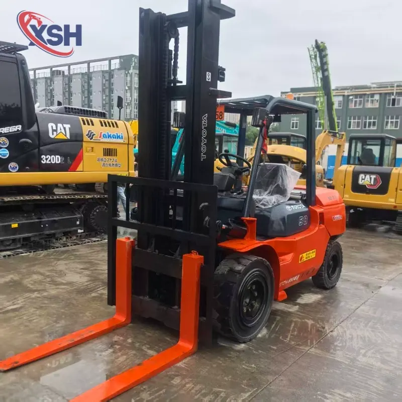 Used Toyota 5-ton forklift