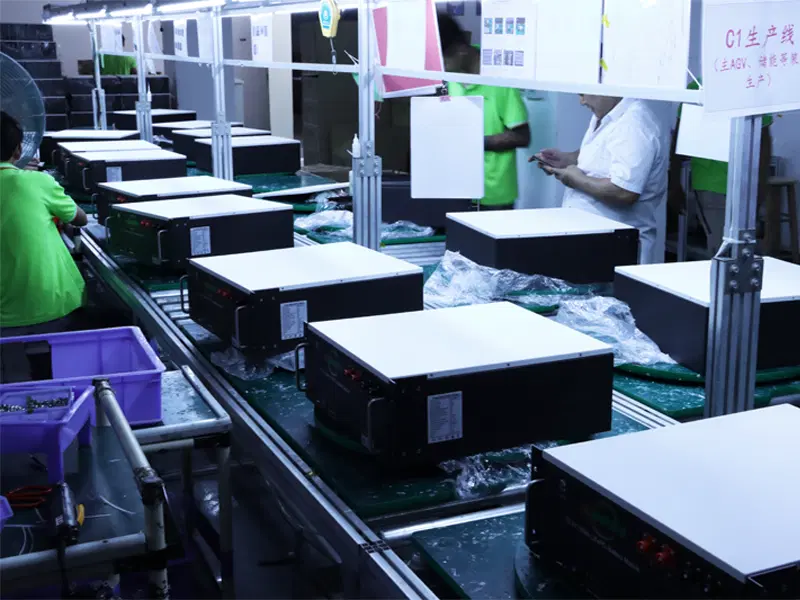 Battery Application Workshop production line