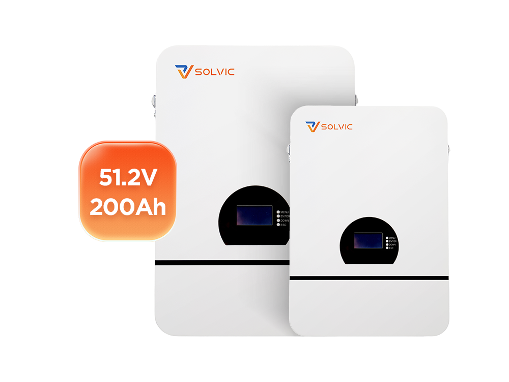10kWh wall mount battery 51.2V 200Ah LiFePO4 – front view of residential energy storage system for home solar backup