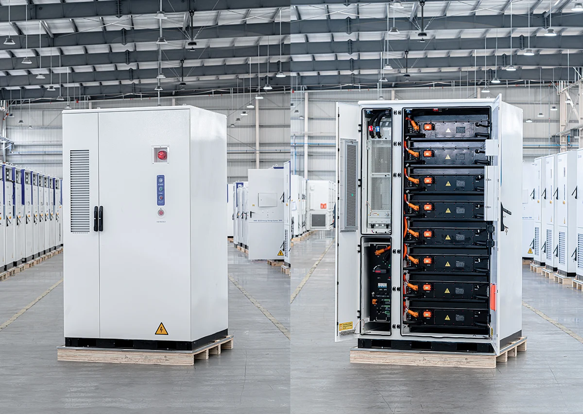 261kWh liquid cooled outdoor battery cabinet for C&I energy storage with IP54 protection