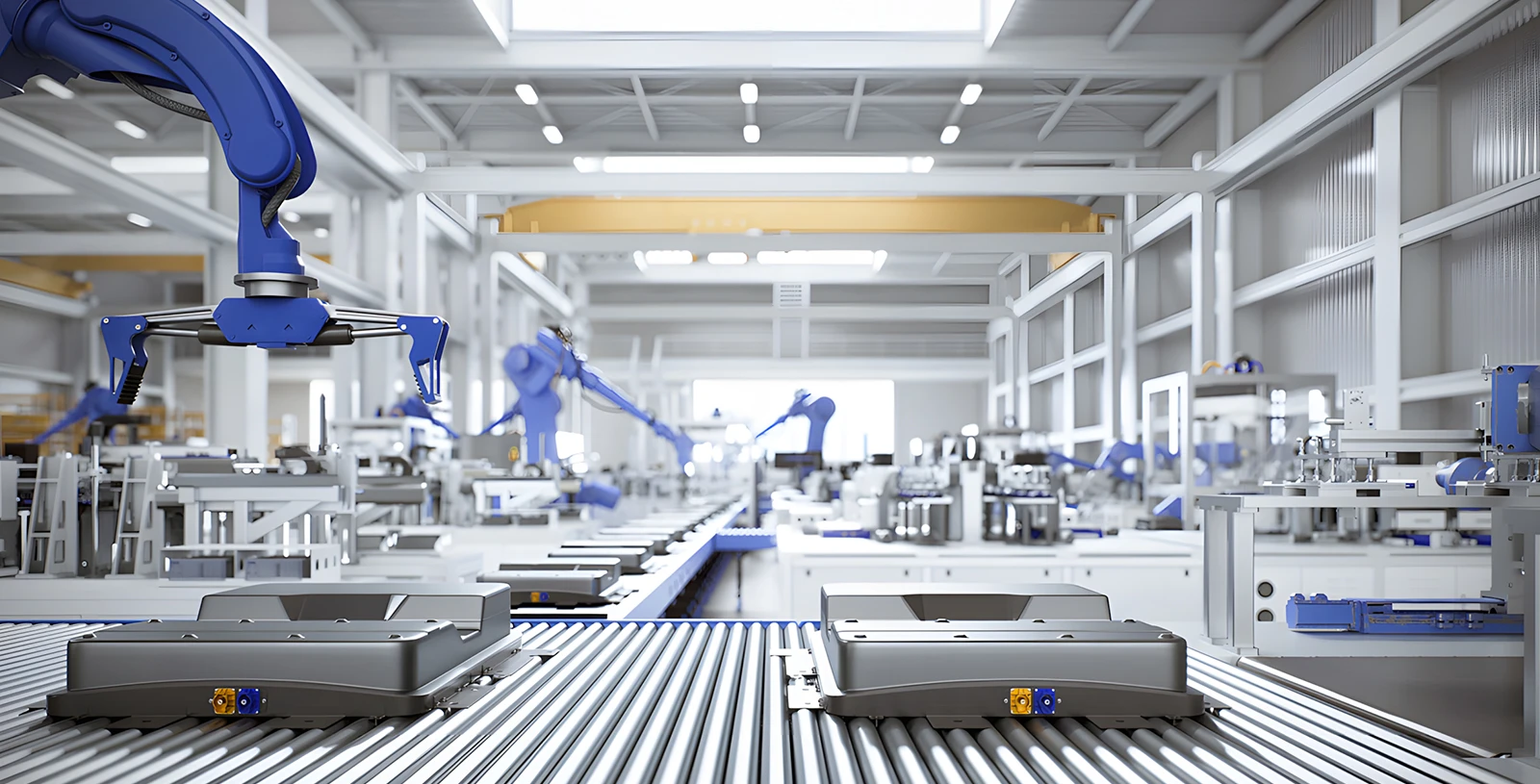 Precision manufacturing banner – Solvic Power end-to-end production of solar panels, lithium batteries and electrical accessories under one quality management system – from raw materials to final testing – Victory in Solar
