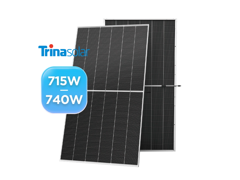 Trina Vertex N TSM-NEG21C.20 715-740W bifacial dual glass solar module – for utility-scale and commercial solar projects
