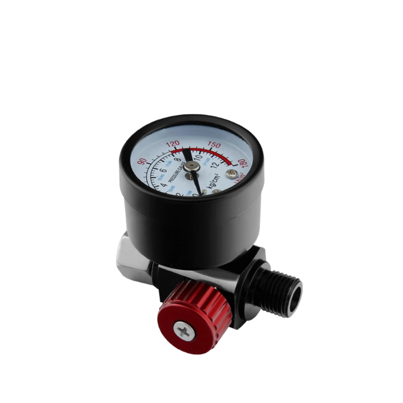 Adjustable Pneumatic Reducing Valve With Gauge For Compressor Air Regulator