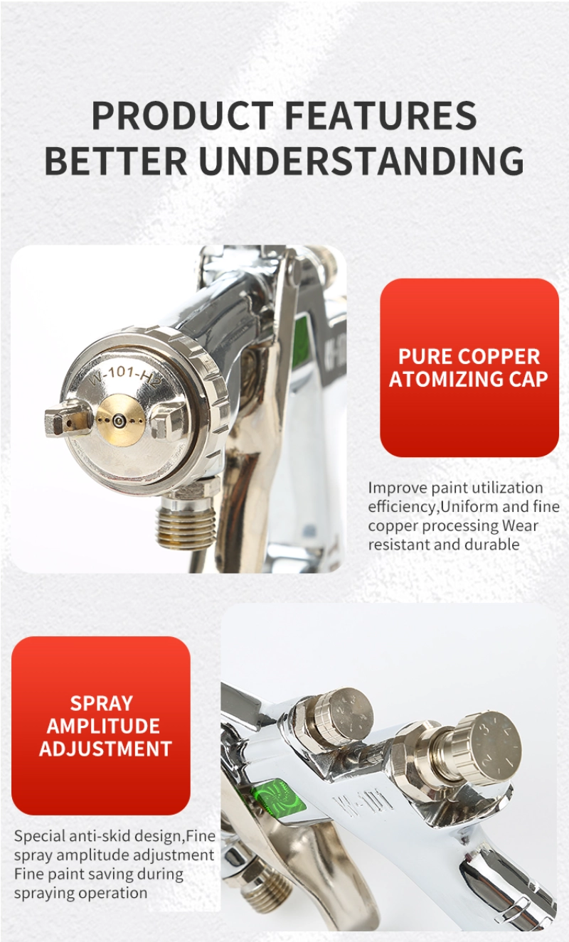 Precision spray gun designed for enhanced paint application eddiciency Manufacuturer