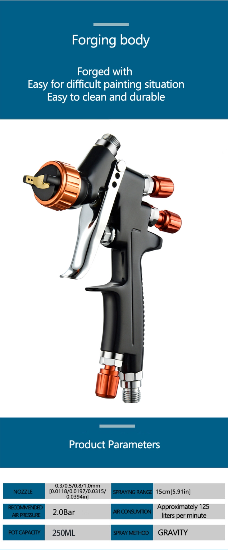 High corrosion resistant mini88 Spray Gun manufacturer