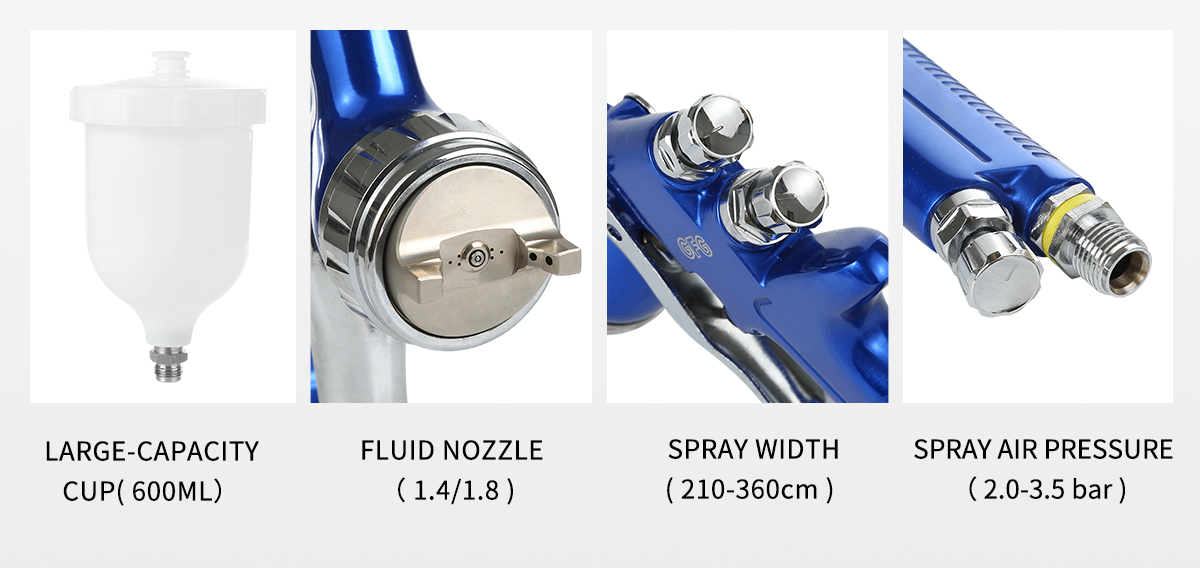 Spray Gun High Atomization with HVLP technology Manufacuturer