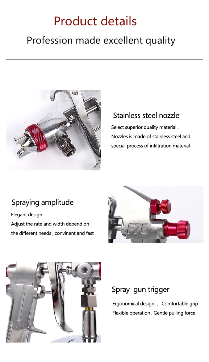 F-75 pneumatic spray gun details