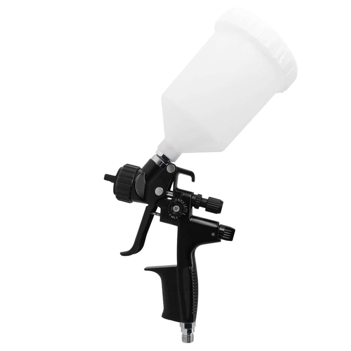 Black HVLP Spray Gun with PP Cup 600ml and 1.3mm Nozzle