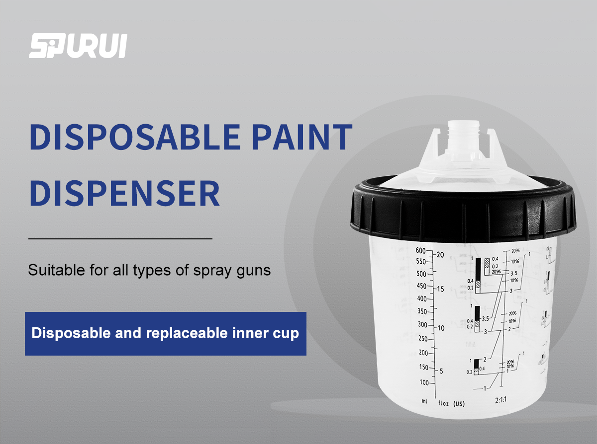 Disposable Paint Spray Gun Cups XQ1200 1