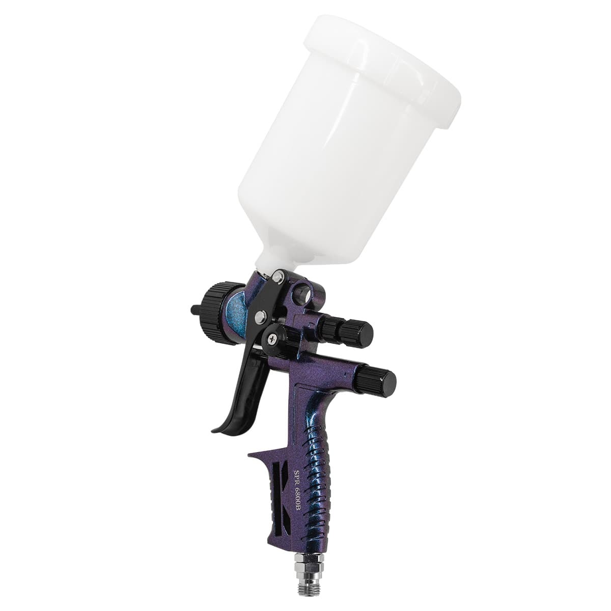 Purple Hvlp Spray Gun with 1.3mm Nozzle and PP Cup 400ml