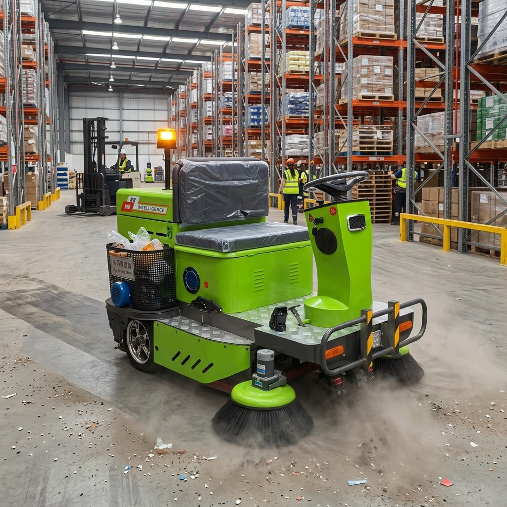 Green Floor Sweeper from SUTO