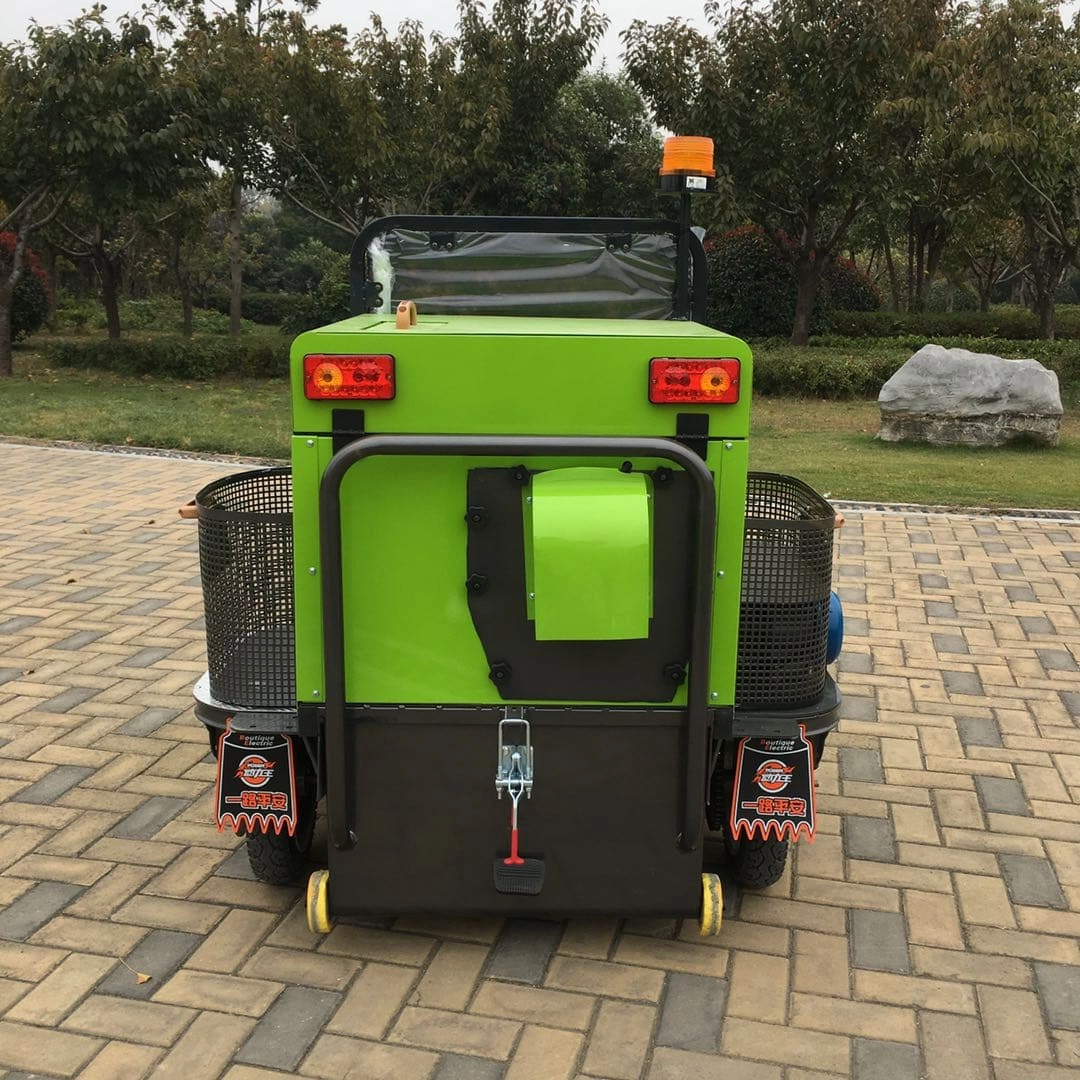 "160L hopper of 3 wheel street sweeper for industrial use"