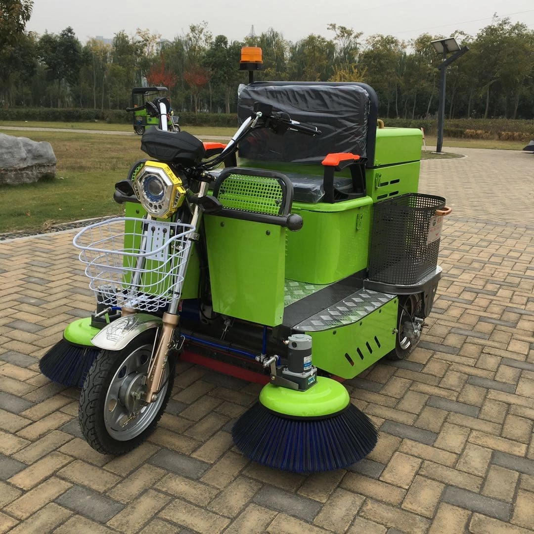Green 3 wheel street sweeper ST-T3 with 1500mm cleaning width