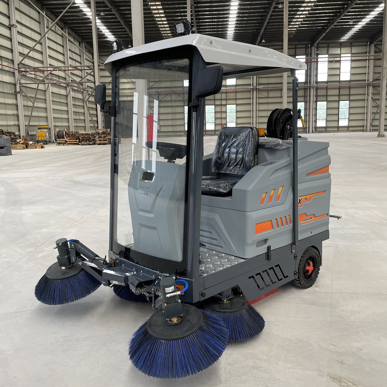 ST-A120 Industrial Sweeper for Sale-Gray-Main View
