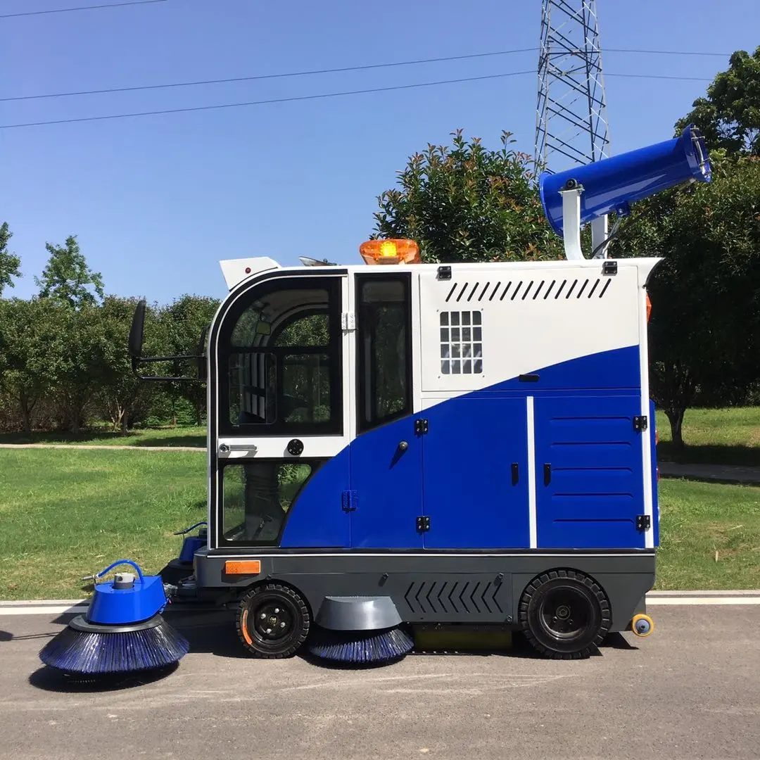 ST-C4 Electric Road Sweeper from SUTO Driving view