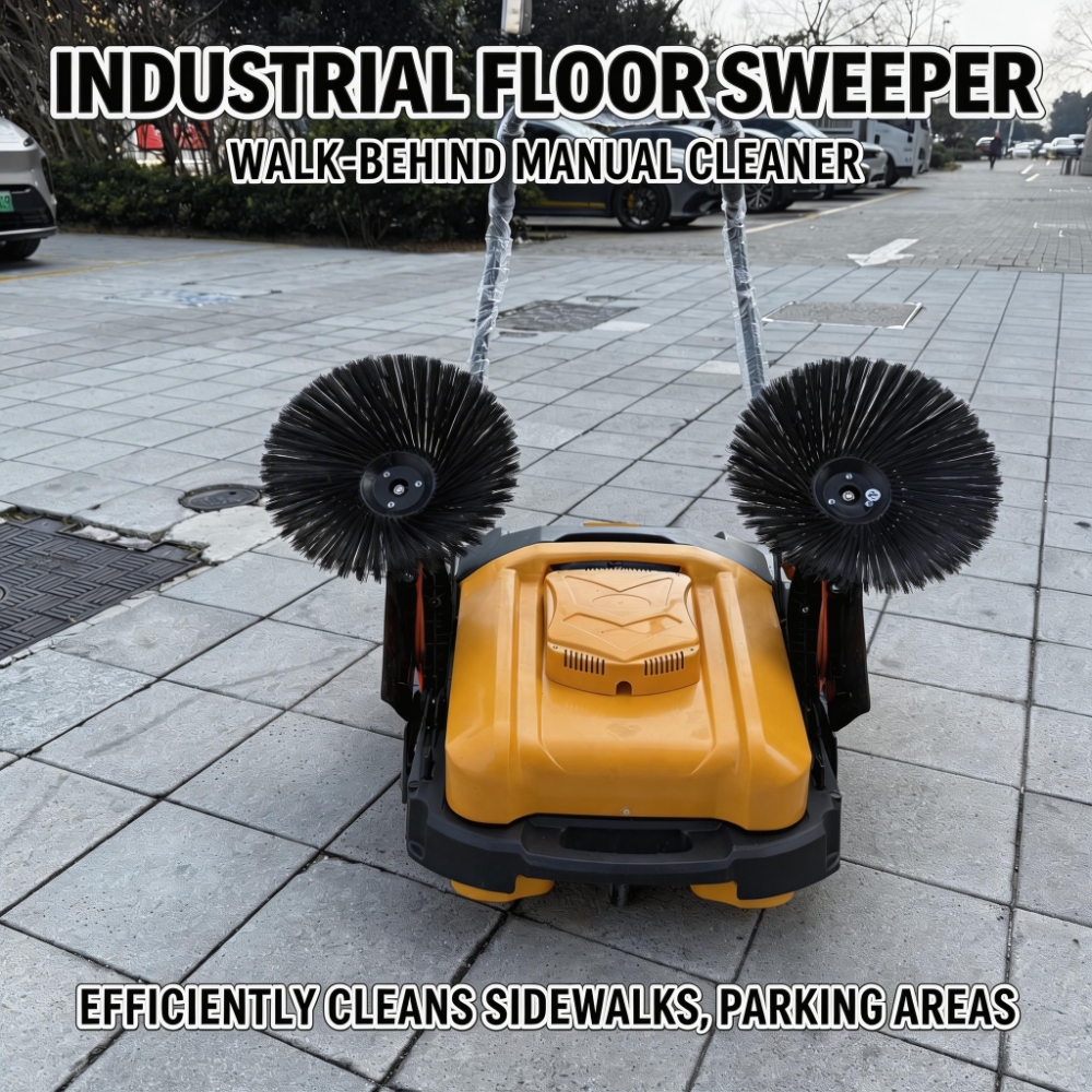 ST-M02 Non-Electric Floor Sweeper Brush fold