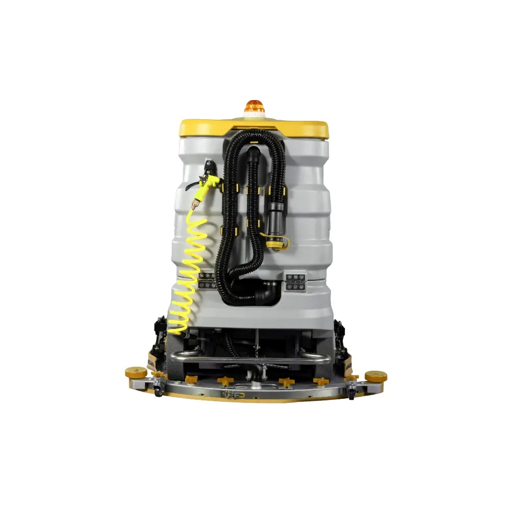 Máquina fregadora de suelos industrial X800 - Parte trasera