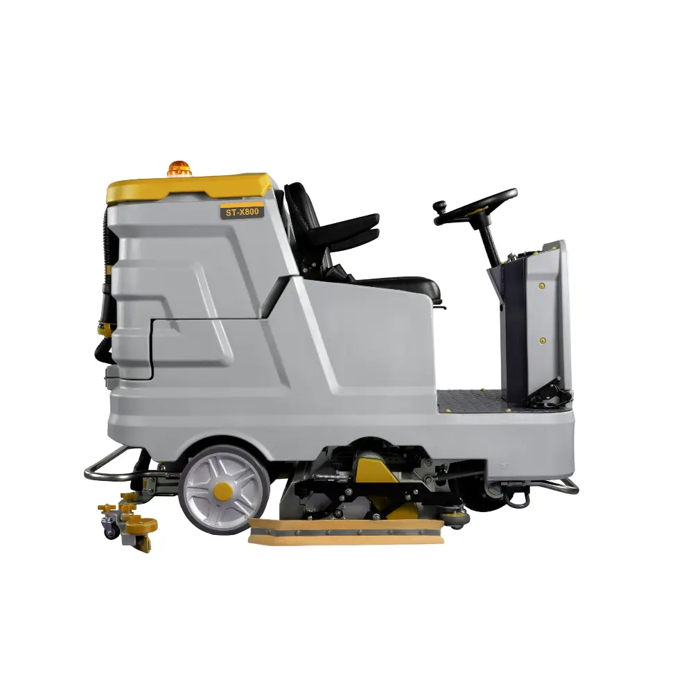 Máquina fregadora de suelos industrial X800 - Lado derecho