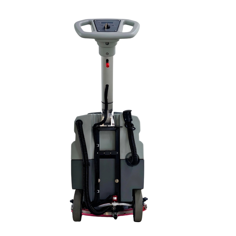 compact walk behind floor scrubber-Back